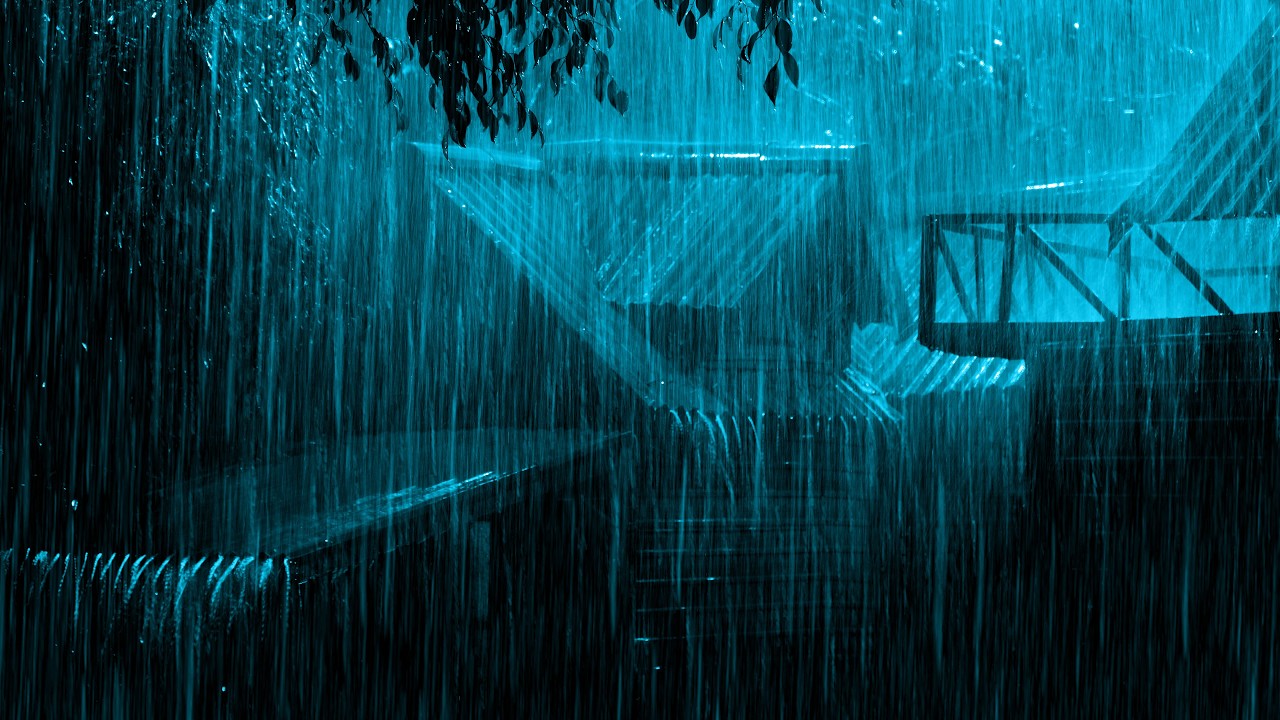 Lluvia Envolvente con Truenos Bajo un Techo de Hojalata 🌧️ Vence el Insomnio