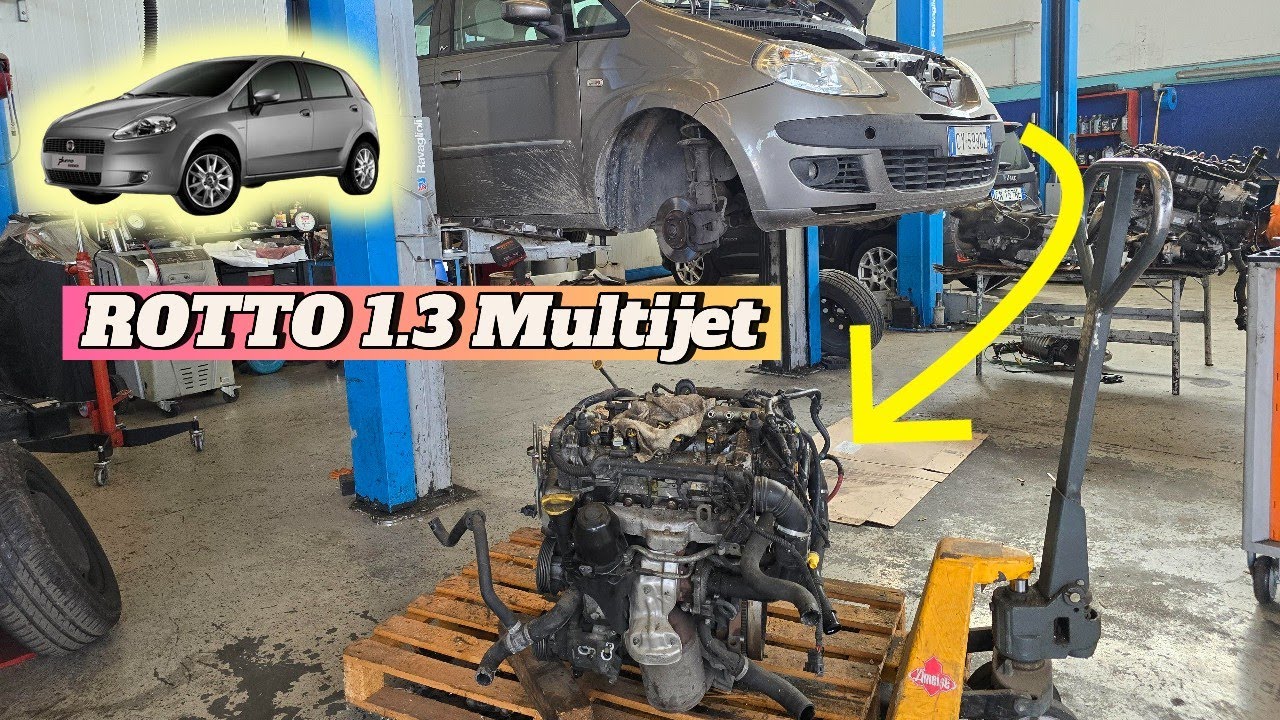 SOSTITUIRE MOTORE FAI DA TE 1.3 MULTIJET 75CV