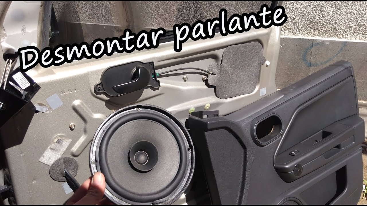Desmontar cambiar parlante de la puerta