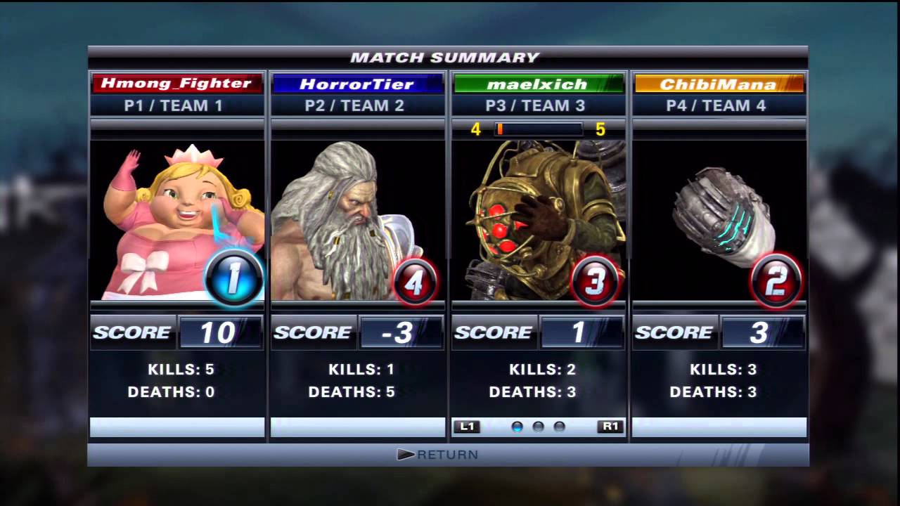 Playstation All-Stars Battle Royale ranked match 39