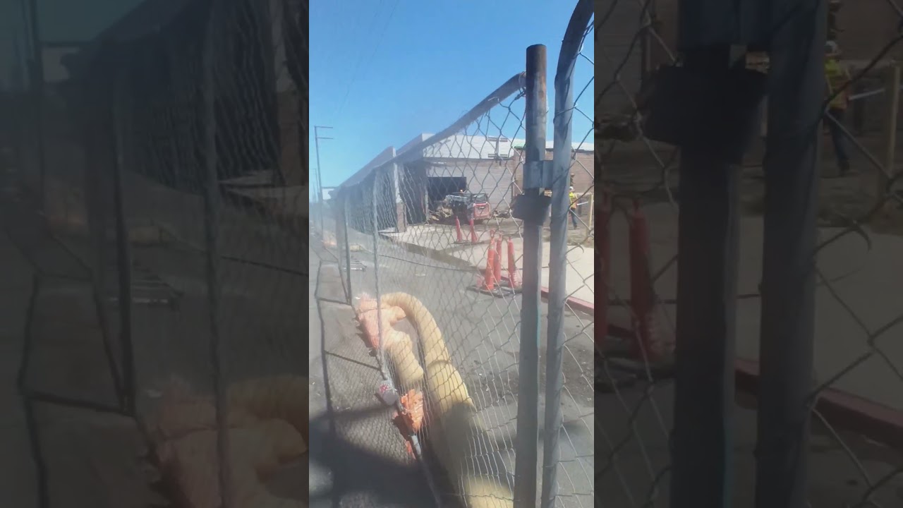 Calexico transportation Center part 5 is there starting to knock the building down