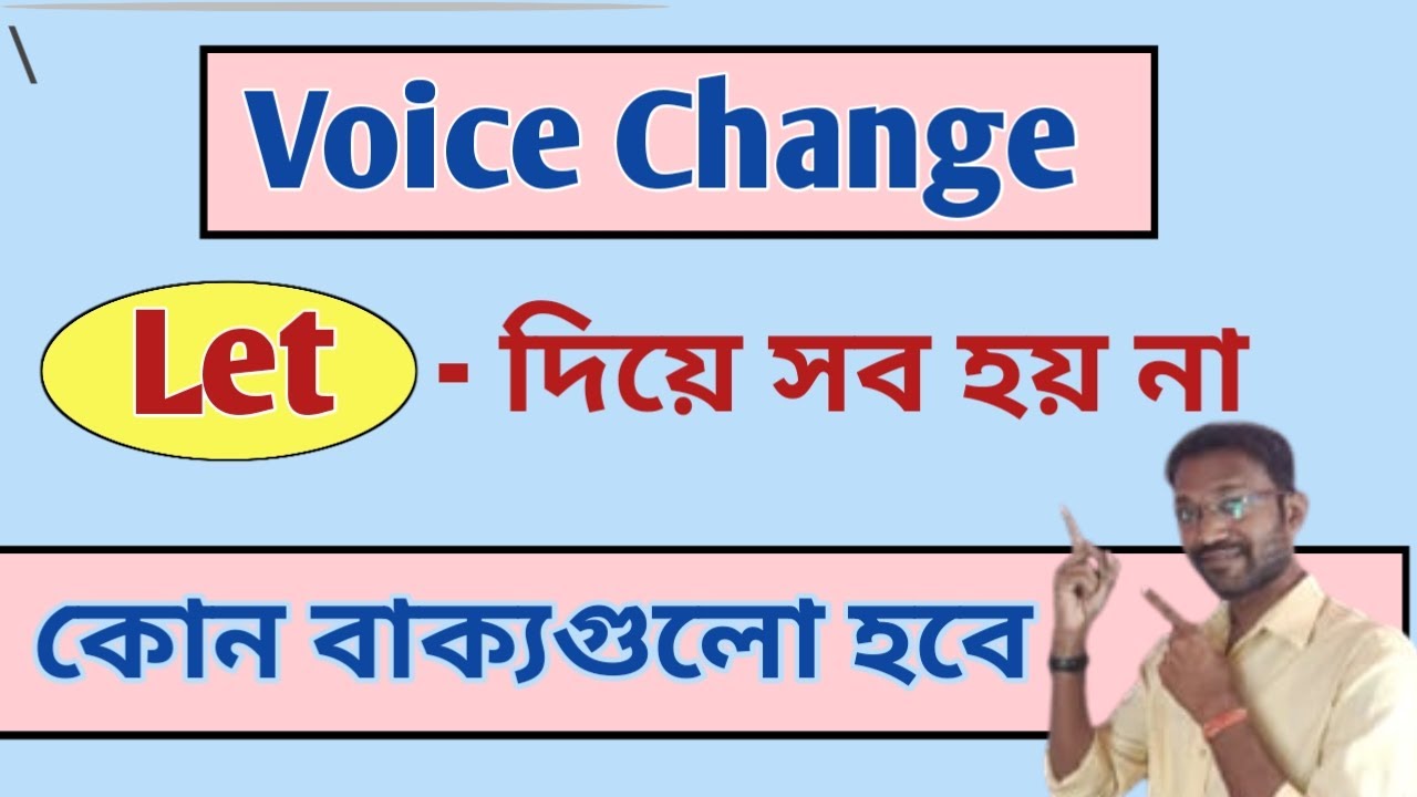 Voice Change by Using Let | Active to Passive Voice #education #english #spm