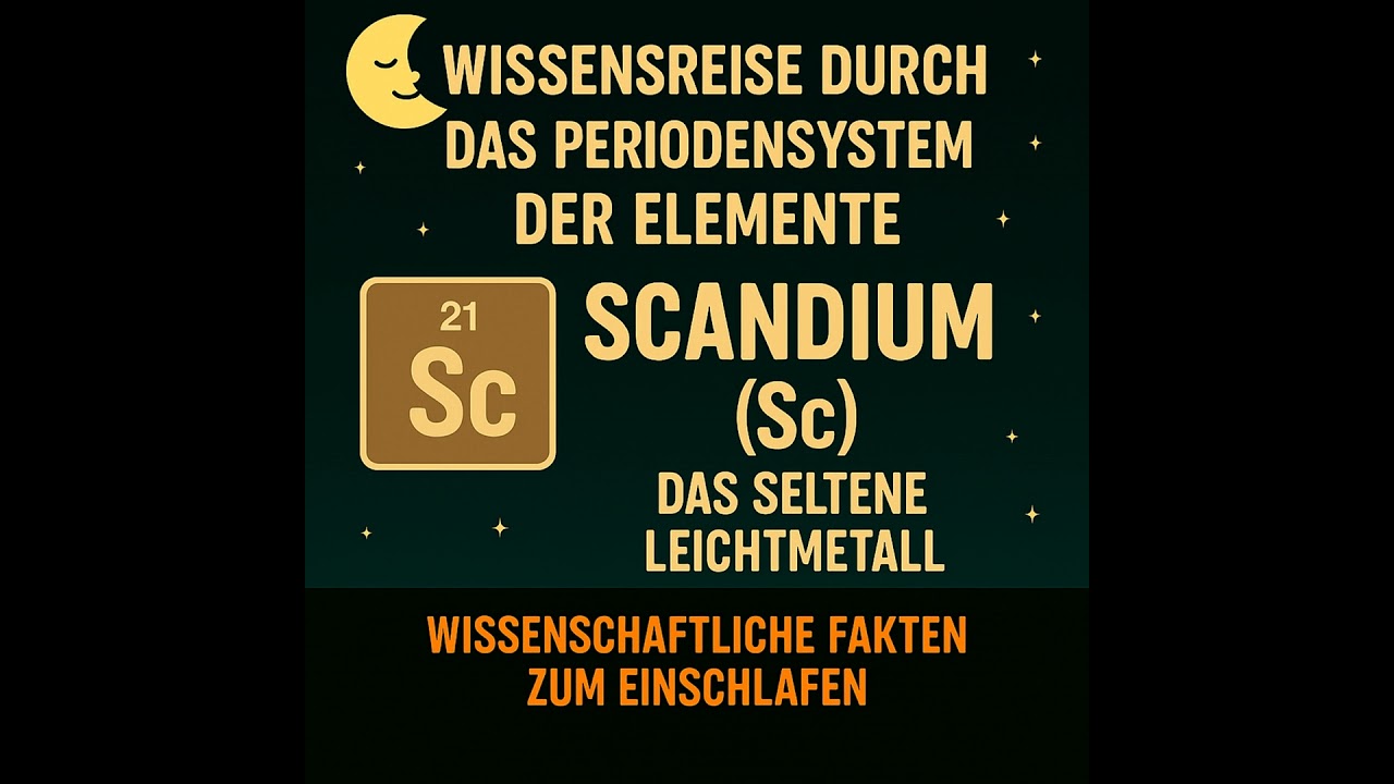 21. Scandium (Sc) - Das seltene Leichtmetall