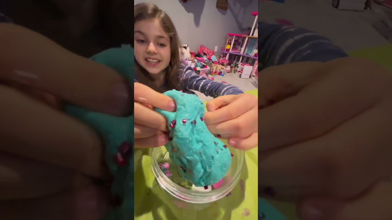 Ella Plays with Slime! 