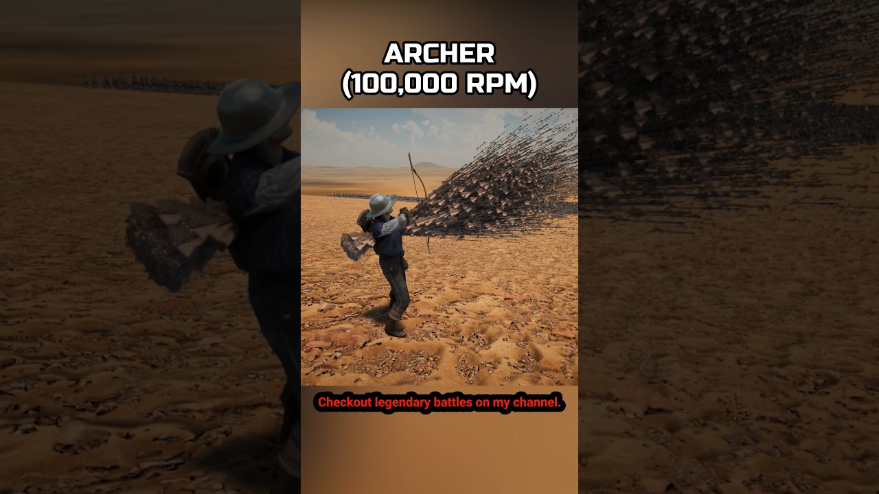 1 SUPER ARCHER VS 10,000 ZOMBIES | Ultimate Epic Battle Simulator 2 | UEBS 2