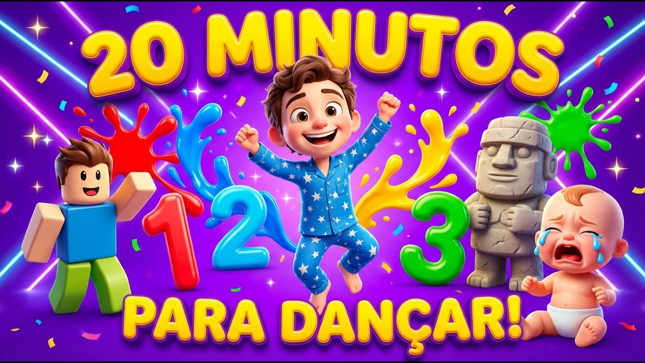 20 MINUTOS DE PURA DIVERSÃO! 🎶 Vamos Pular e Dançar com o Léo!