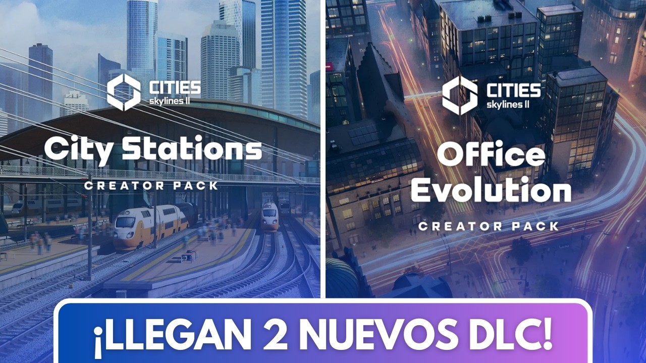 ¡Mejoras en el transporte y más oficinas!🚇🏙️| Cities Skylines 2 | Nuevos DLC de marzo 2026