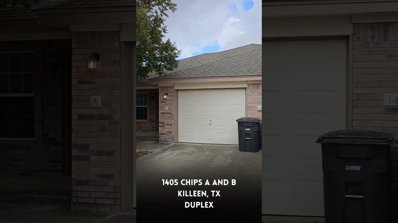 Killeen Duplex Up For Grabs! #realestate