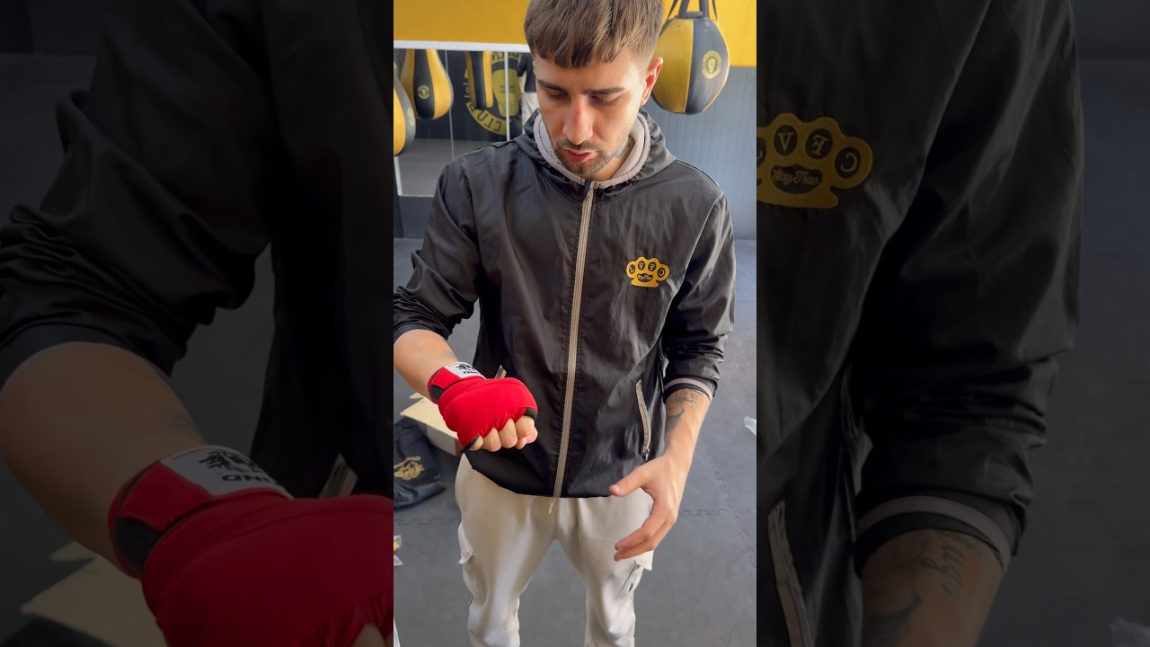 VENDAJE CON GEL EN LOS NUDILLOS🥊🔝🔥#boxeo #proteccion #nudillos #gel #vendaje #boxeador #viral