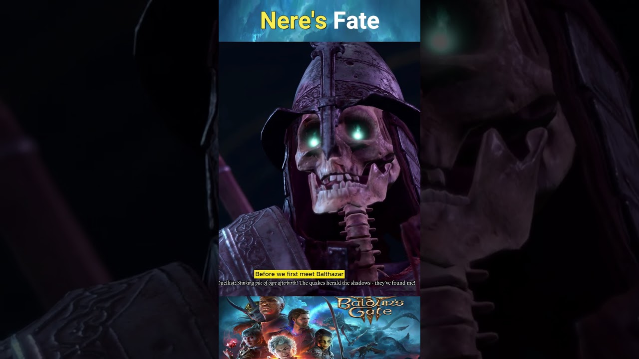 Судьба Нере, если вы оставите его в живых // Baldur's Gate 3 #шорты #игра #baldursgate 3.