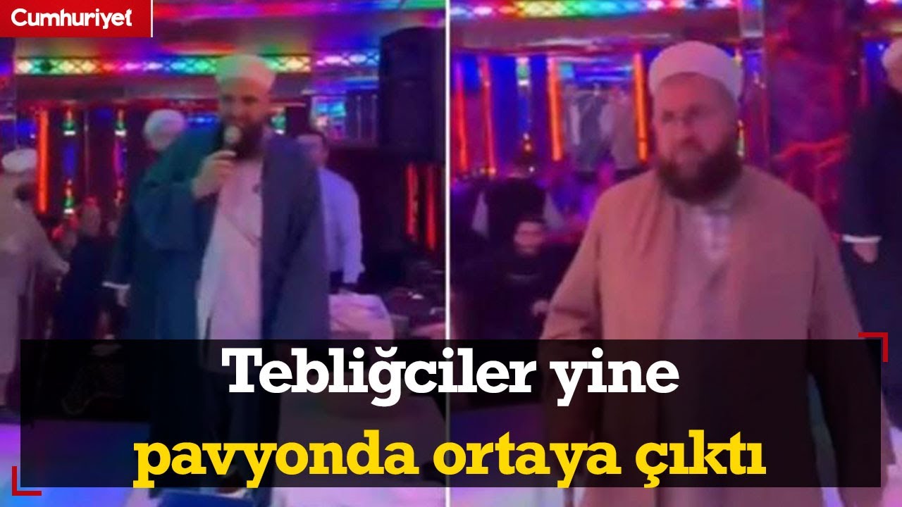 Tebliğciler yine pavyonda: Mekanda dua ettiler