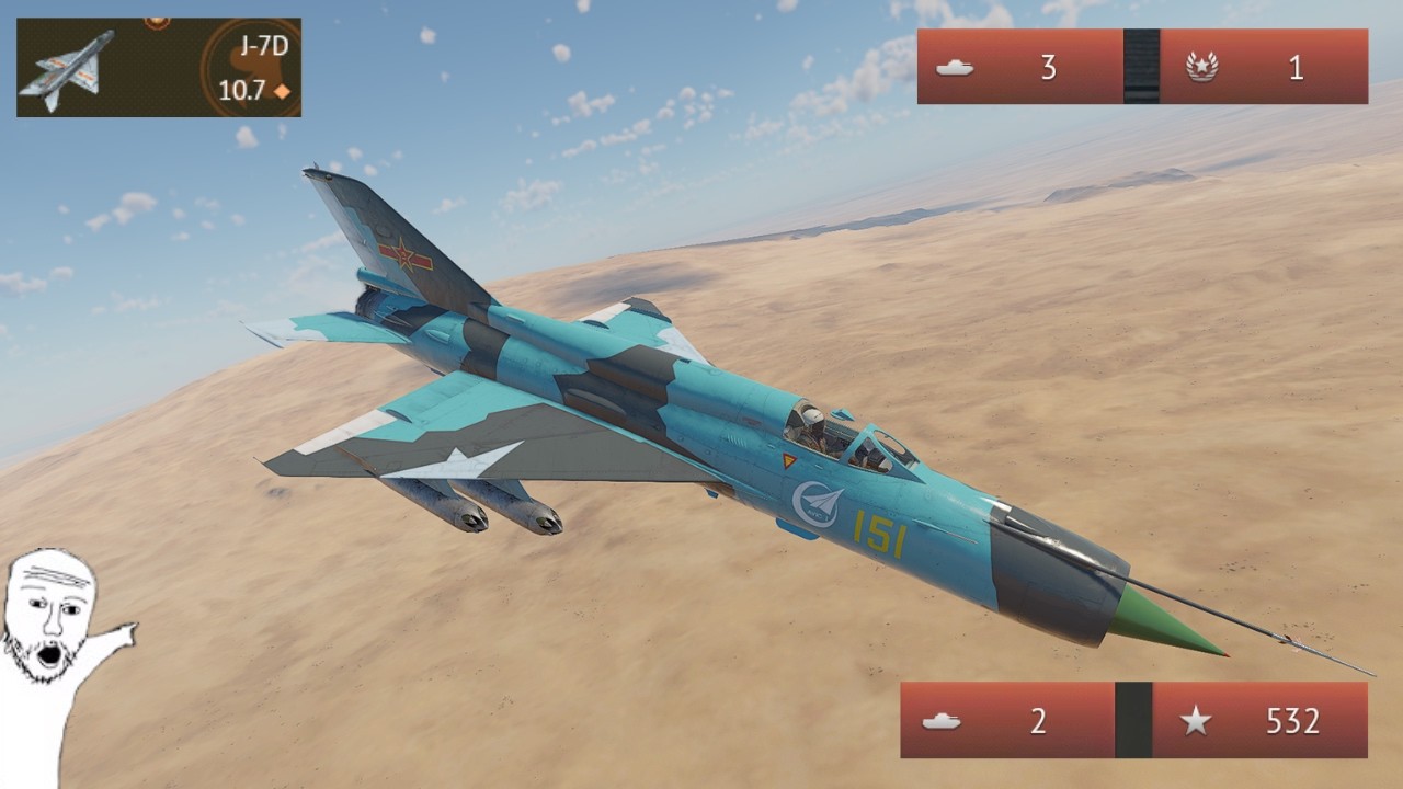 Can the J-7D Actually Take Out Ground Targets? War Thunder [Gameplay + Memes]