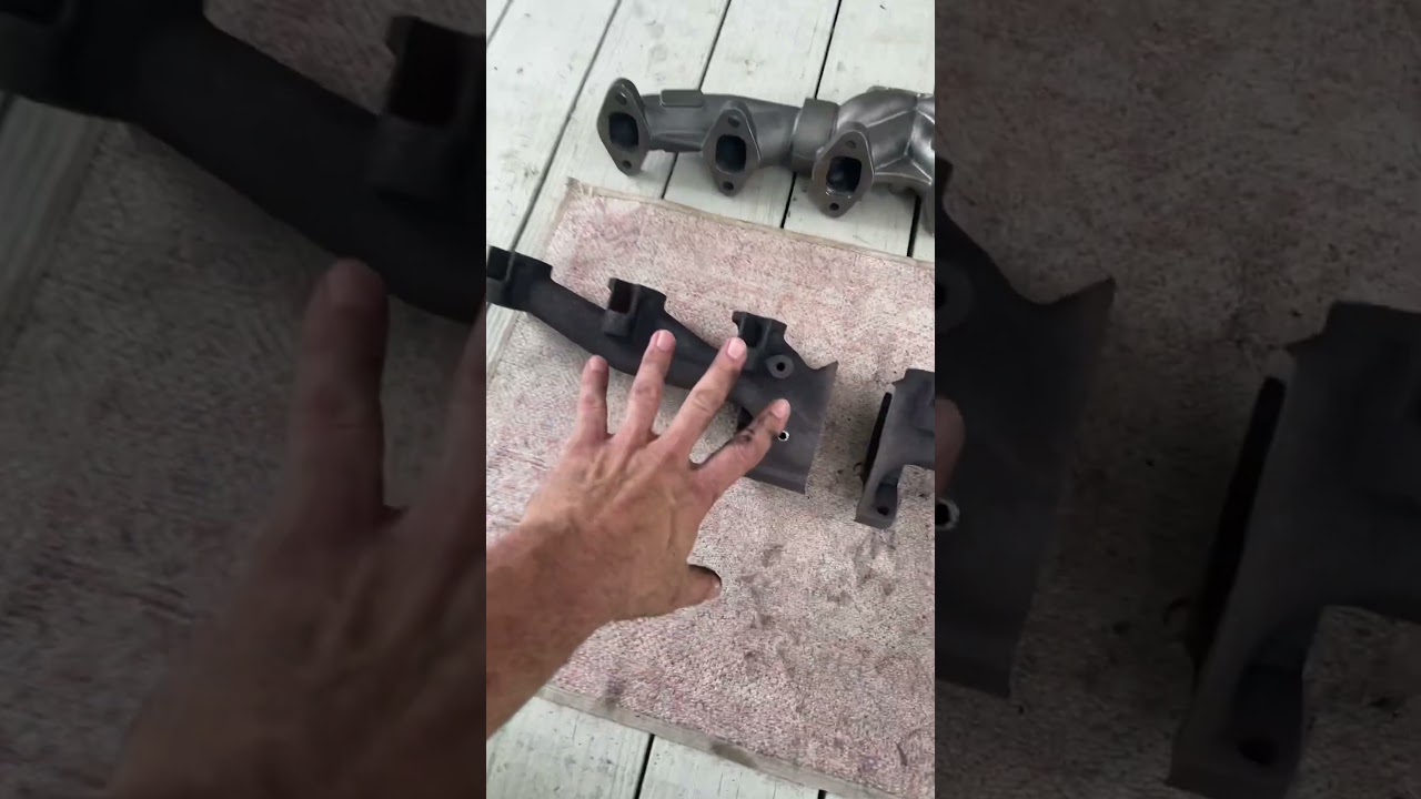Stock 2nd GEN Cummins exhaust manifold cut open ￼#cumminspower