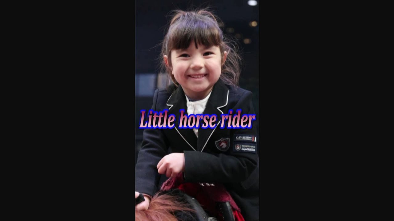 4-year-old horse rider in China's Xinjiang