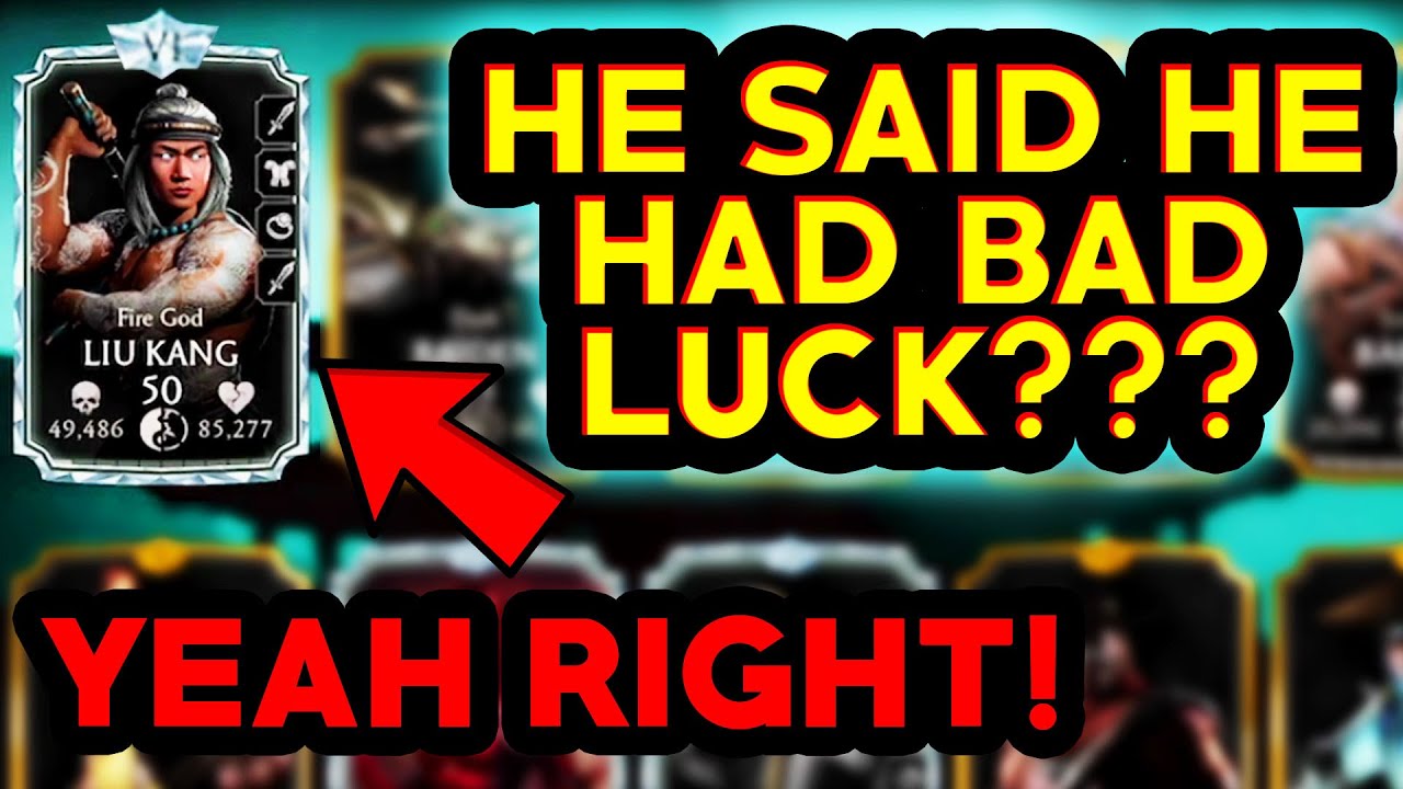 MK Mobile. This Guy Had INSANE Luck With Fire God Liu Kang! Will My Pack Opening Be Lucky Too?