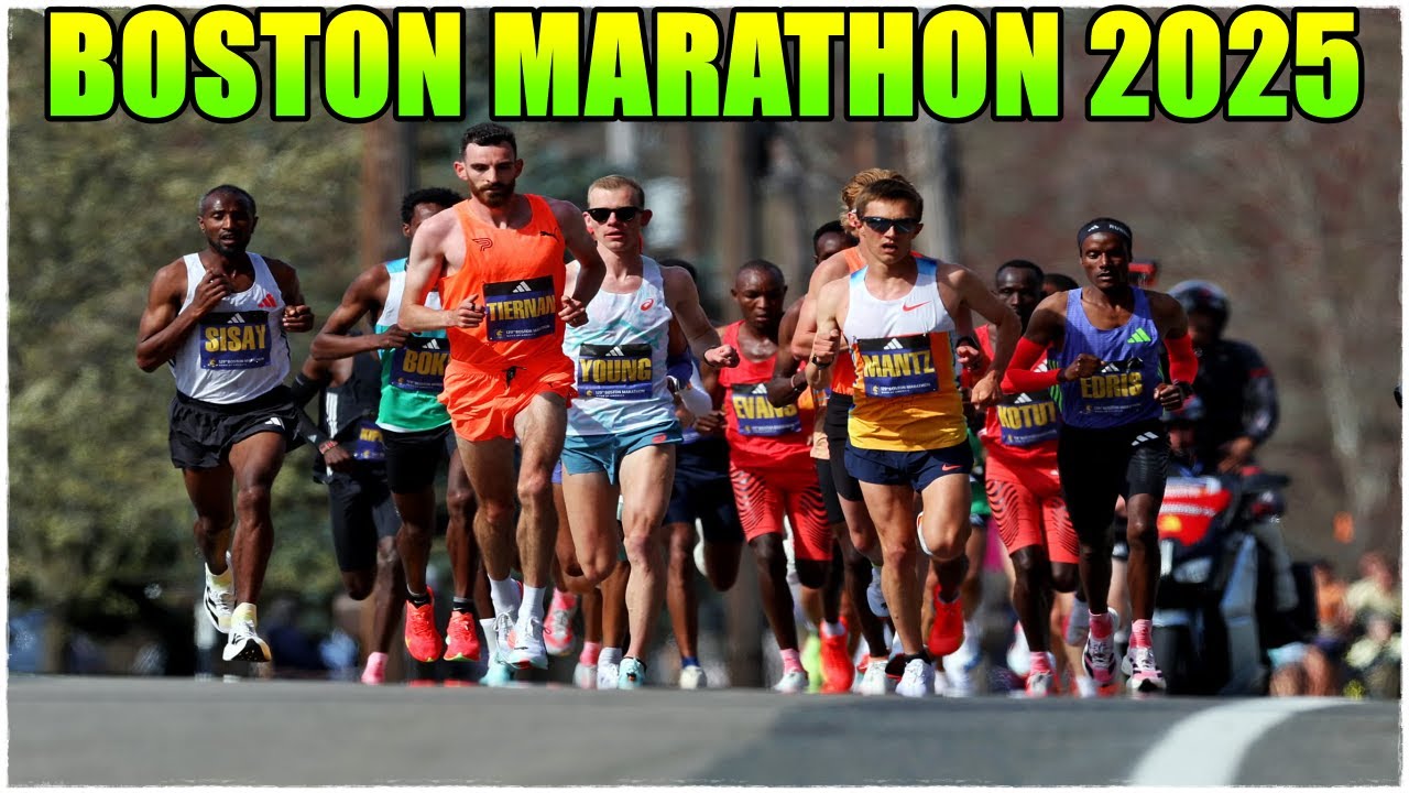 BOSTON MARATHON 2025 FULL RACE ( Maratona de Boston ) Full HD
