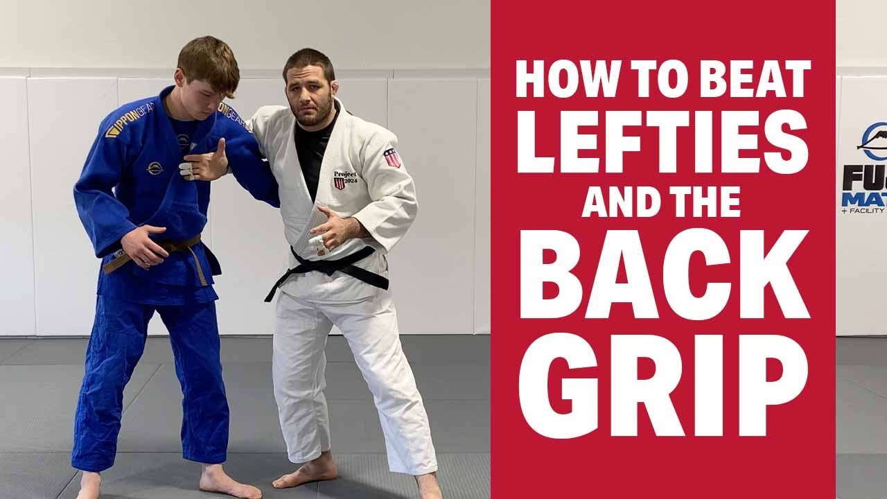 Defend Against Any Lefties With The Grip On The Back - Travis Stevens Basic Judo Techniques