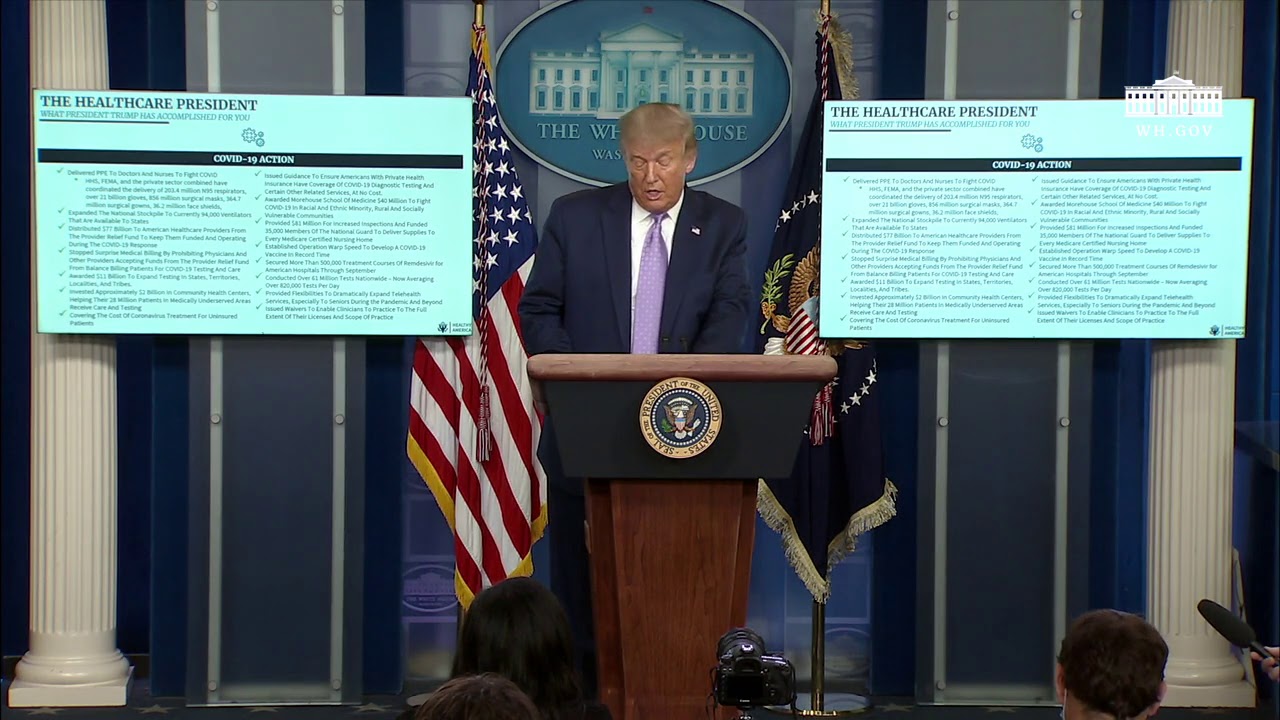 08/05/20: President Trump Holds a News Conference