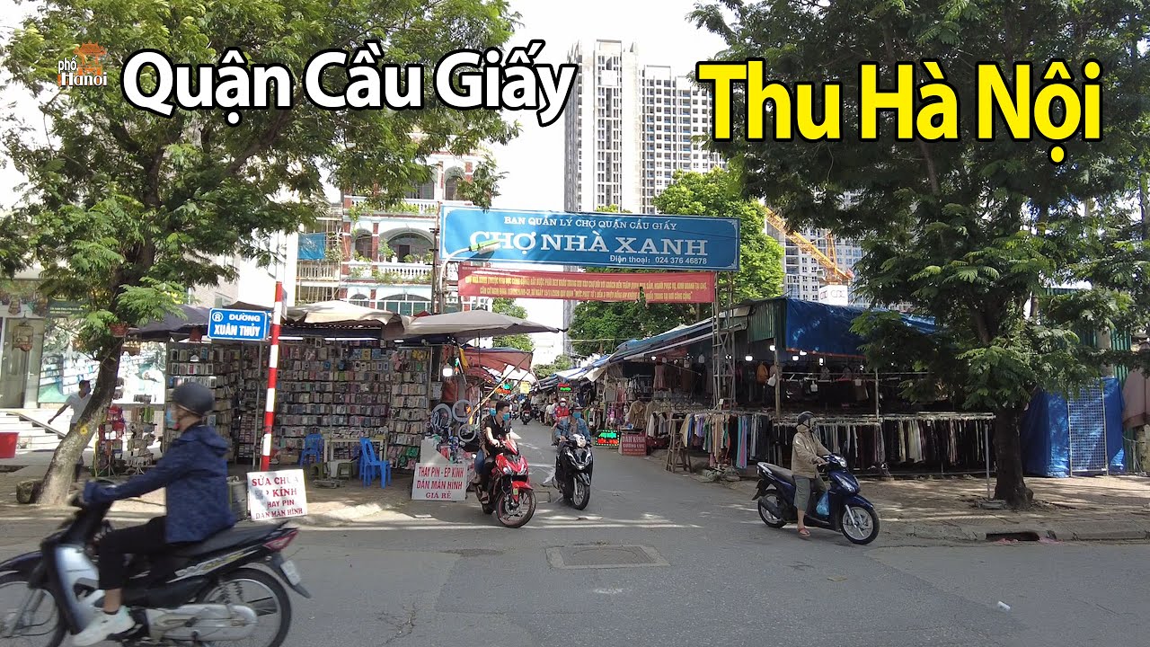 Hà Nội Phố Quận Cầu Giấy dạo quanh các trường đại học #hnp
