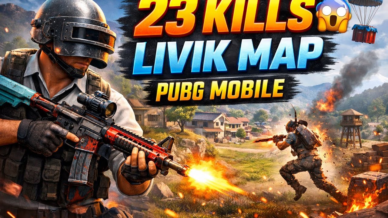 This Livik Match Was CRAZY 🤯 23 Kills | PUBG Mobile || iPhone 16 pro max 120 fps