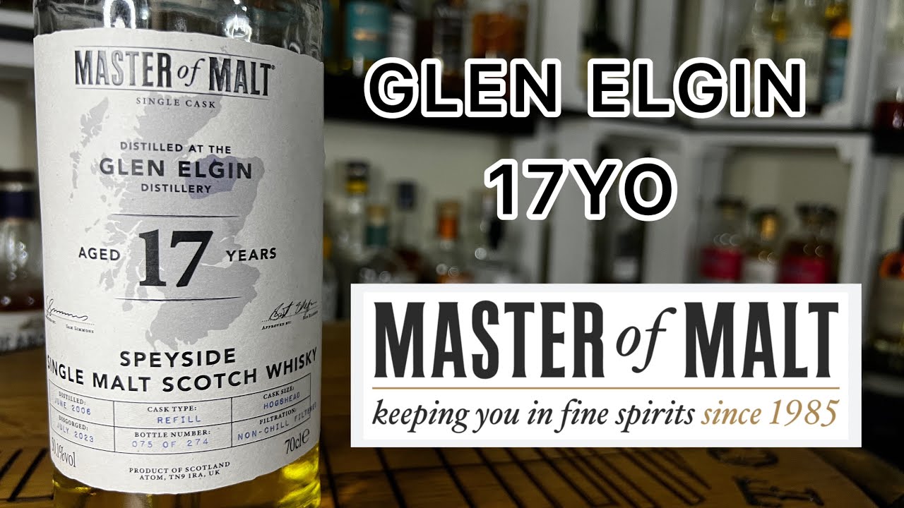 #275 GLEN ELGIN 17YO ( Master of Malt ) Refill Hogshead 50.1%