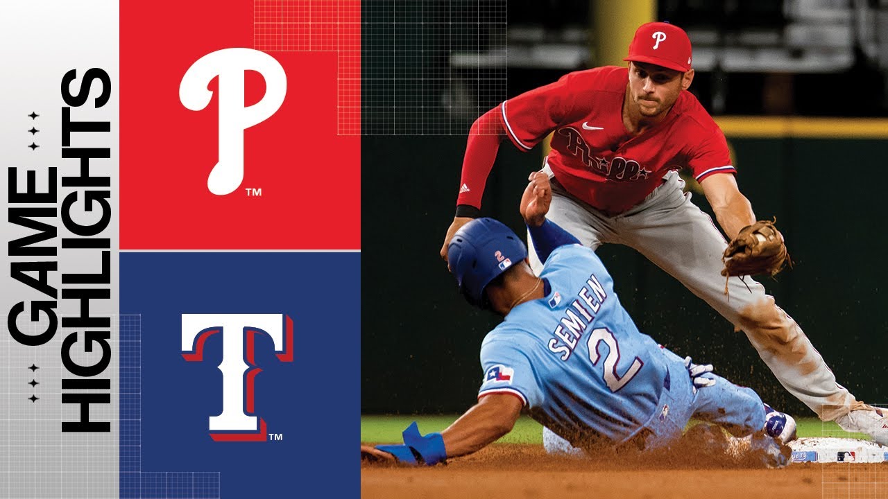 Phillies vs. Rangers Game Highlights (4/2/23) | MLB Highlights