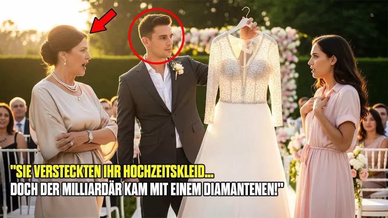 Tante Des Bräutigams Verbarg Ihr Brautkleid—Doch Erstarrte Als Der Milliardär Mit Diamantkleid K