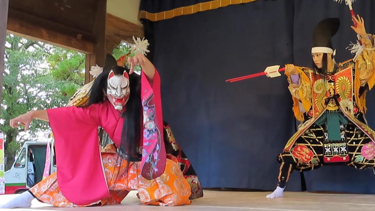 ひろしま安芸高田神楽【悪狐伝中編】上河内神楽団2022.10.10～東広島市西条町諏訪神社奉納神楽