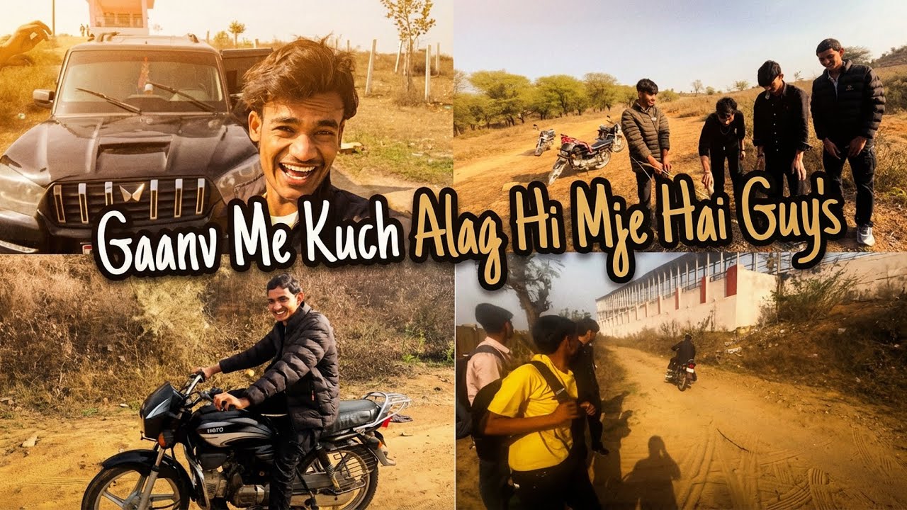 गाँव में कुछ अलग ही मज़ा आता है गाइज़ 💕🫶🏽//There is something different fun in the village guys💕🫶🏽