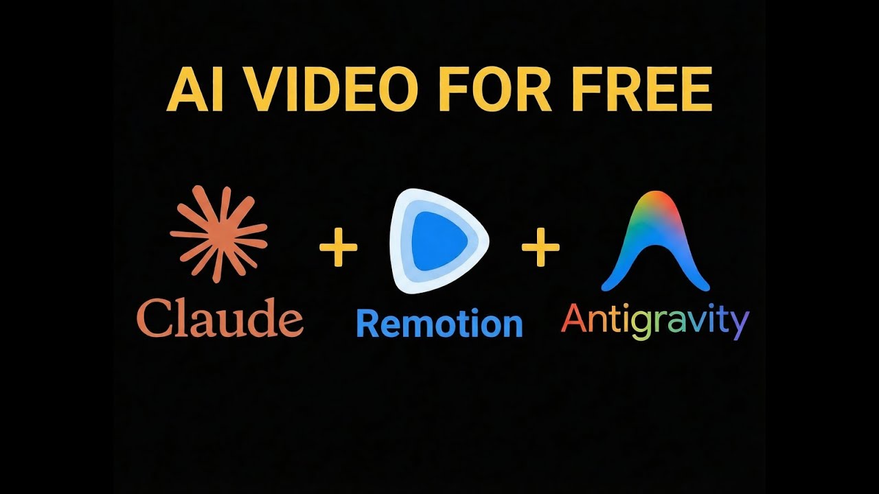 AI Video & Video Editing For Free (Claude Code + Remotion + Antigravity Tutorial), No More CapCut!