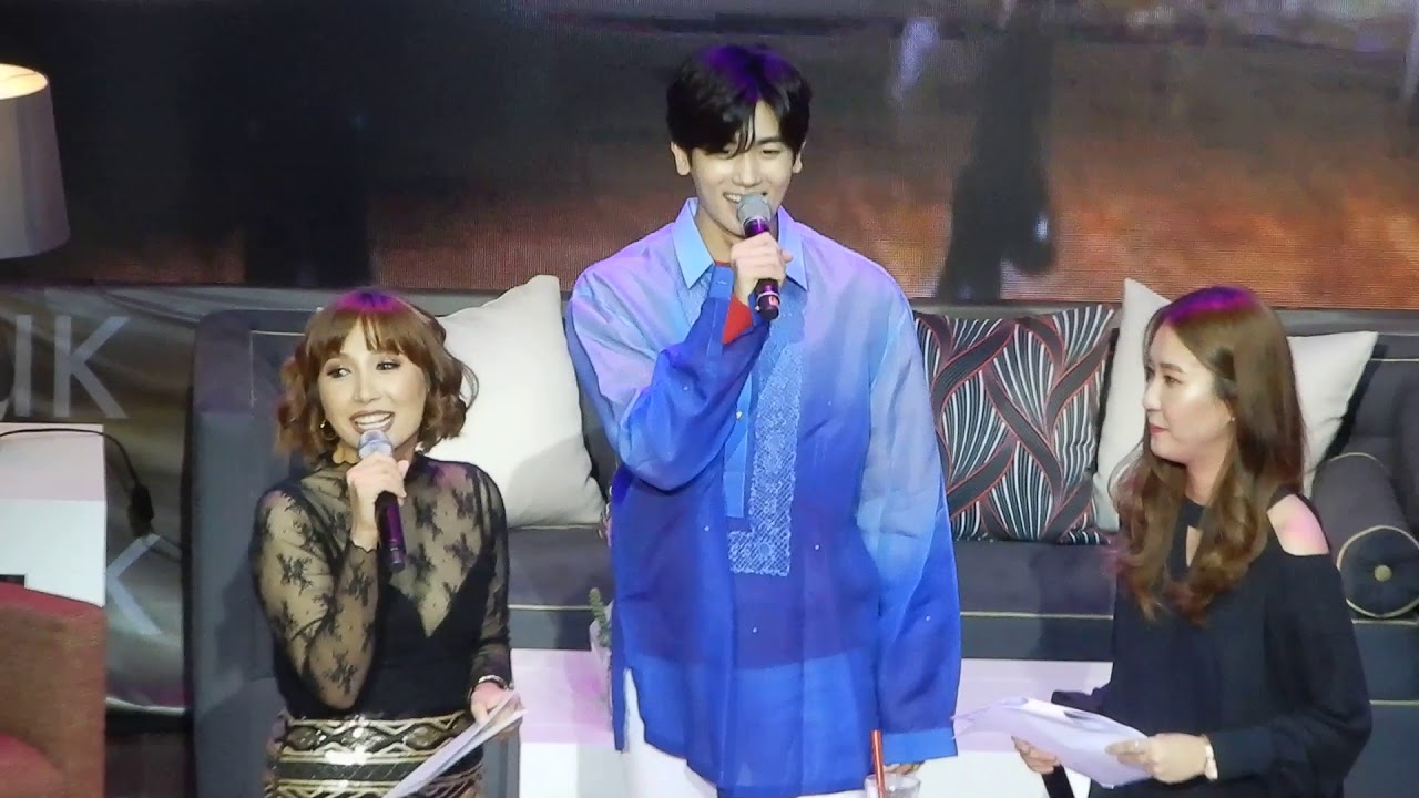 [11.11.2017] Park Hyung Sik 박형식 Fanmeet in Manila - Talk (Learning Filipino Words)