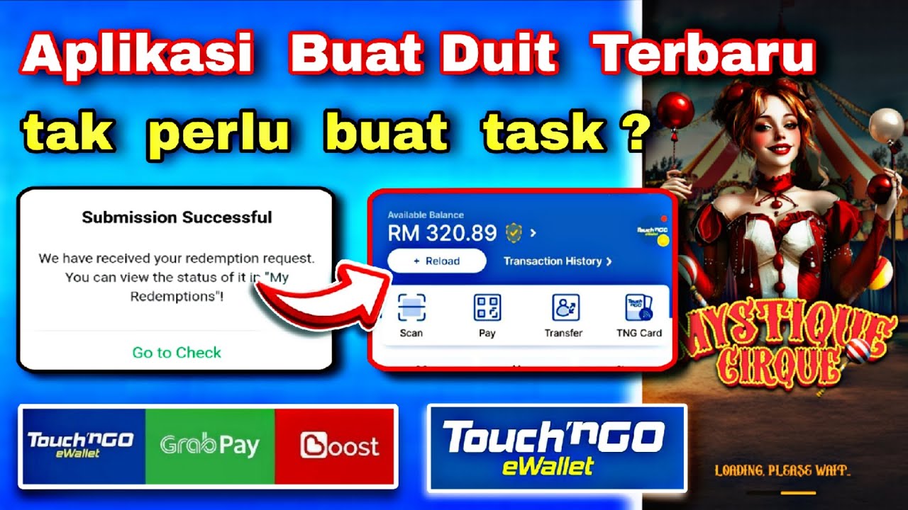 DAFTAR SAHAJA ? Buat duit touch n go ewallet 2026 - NEW APPS