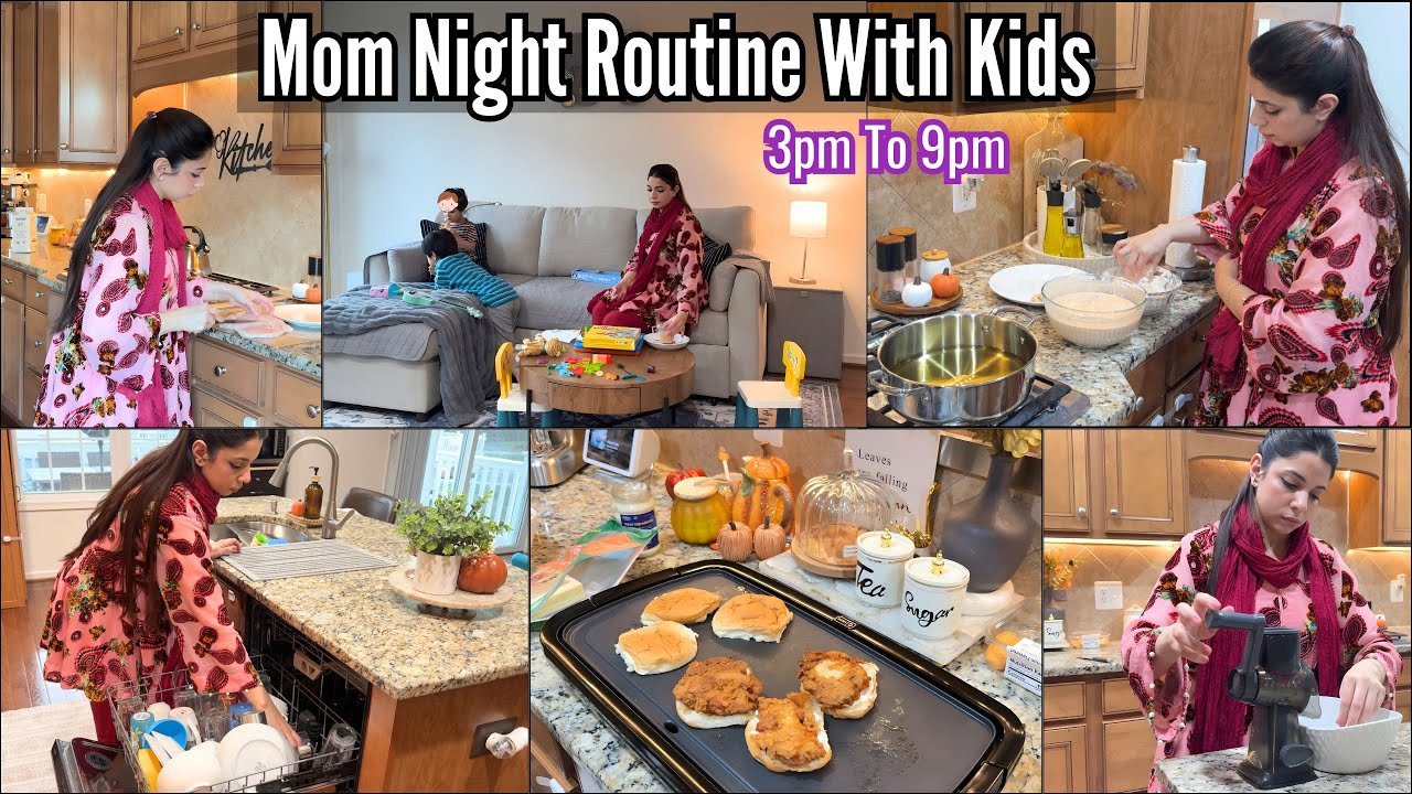 Pakistani Mom NIGHT ROUTINE With Kids/ Mom life in America🇺🇸