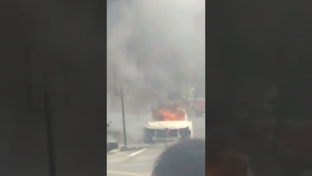 Adyar signal car fire is going live!