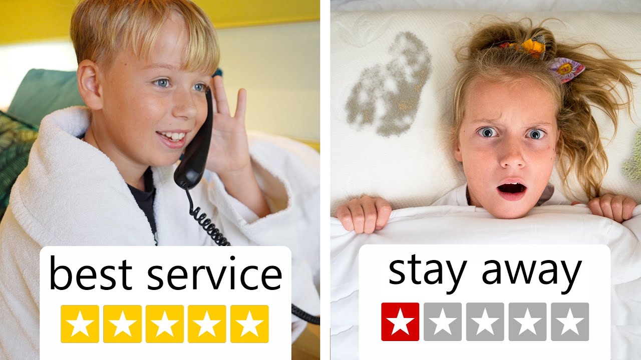 1 STAR HOTEL vs 5 STAR HOTEL CHALLENGE! (Boys vs Girls)