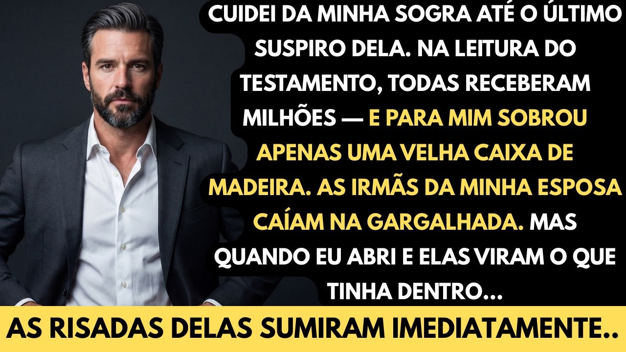Minha sogra me deixou uma caixa velha. As irmãs da minha esposa — com milhões — riram até eu abri-la