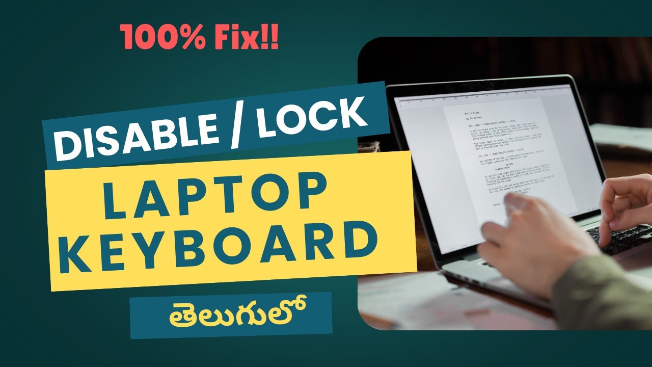 How to Disable or Lock Laptop Keyboard Safely (No Risk | 💯% Fix!!)