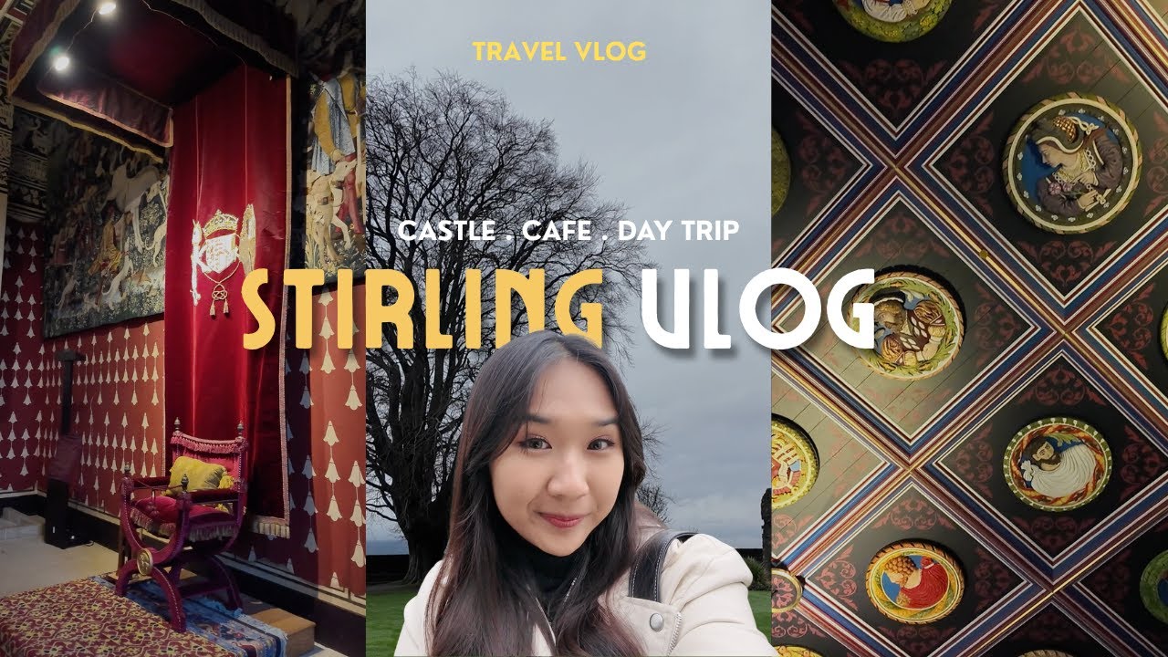 Stirling day trip 🏰🌧️ | castle & gardens, cozy cafés, vietnamese food & rainy scotland vibes