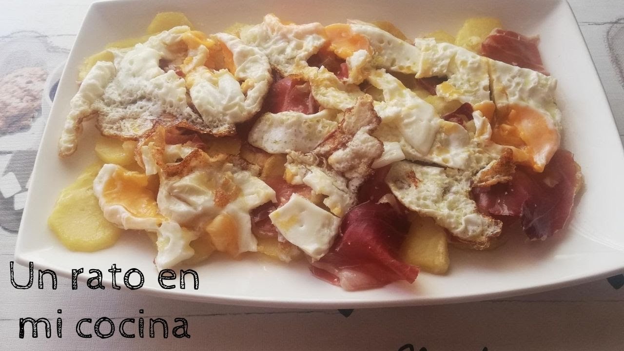 Como hacer HUEVOS ROTOS con jamón FACILISIMO! (2020)