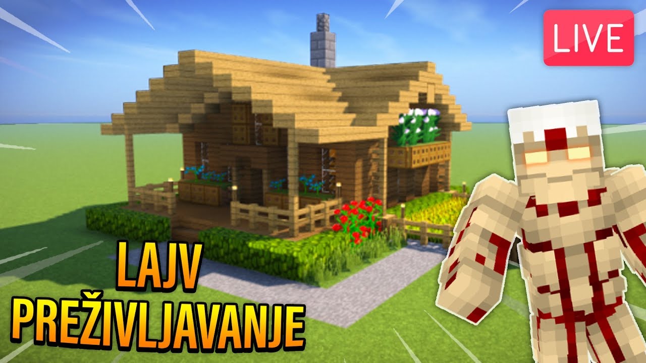 🔴LAJV MINECRAFT PREŽIVLJAVANJE! VREME JE ZA NOVI POČETAK!🔴MInceraft Balkan Lajv