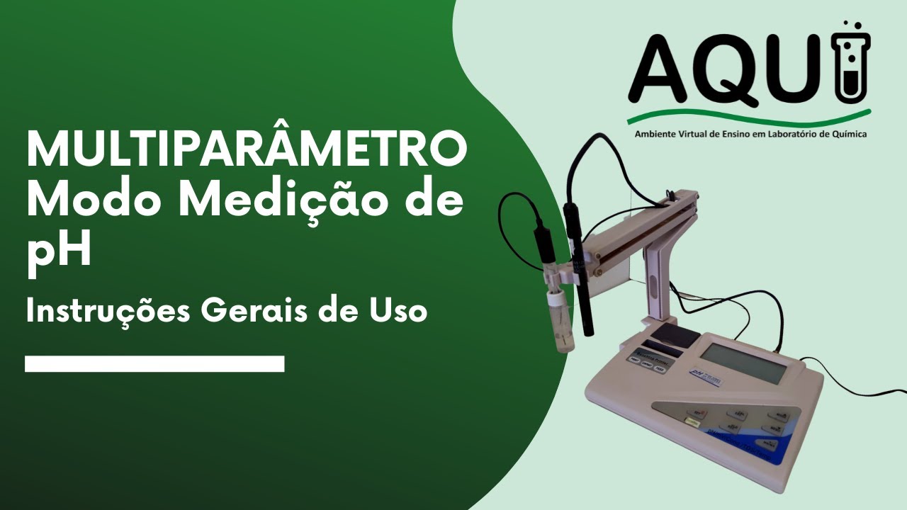 Multiparâmetros - Medição de pH - Phmetro