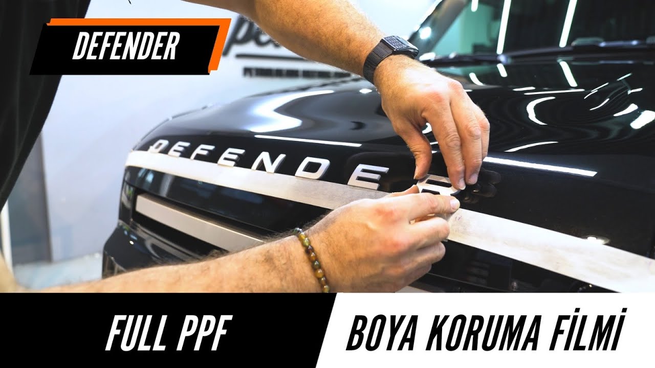 Full PPF For DEFENDER / Şeffaf Boya Koruma Filmi Uygulaması