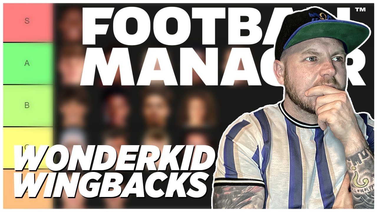 Wonderkid WING BACKS Tier List on Football Manager