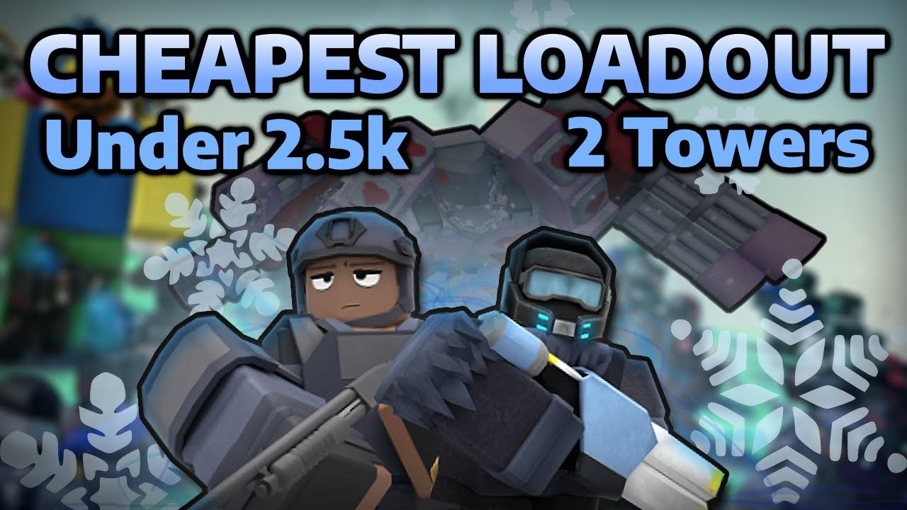 CHEAPEST 2 Tower EXPERT on Baseplate | Tower Defense X