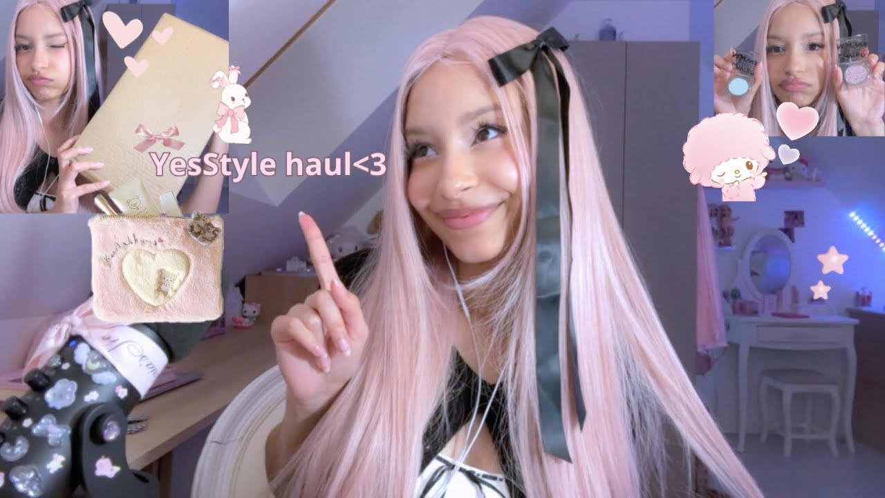 ASMR | YesStyle unboxing ~makeup & skincare products~🎀