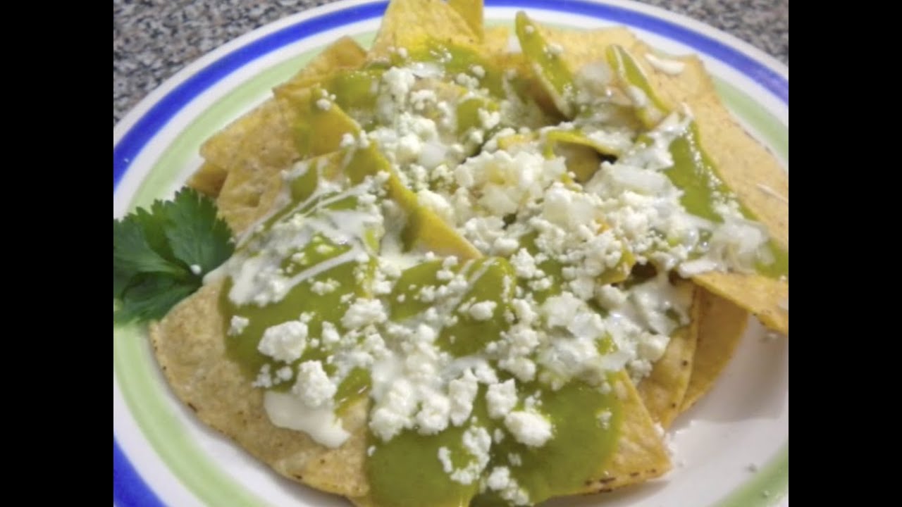 CHILAQUILES VERDES | Vicky Receta Facil