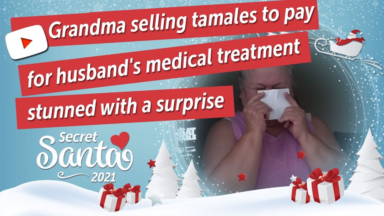 Grandma selling tamales to pay for husband's medical treatment stunned with a Secret Santa surprise