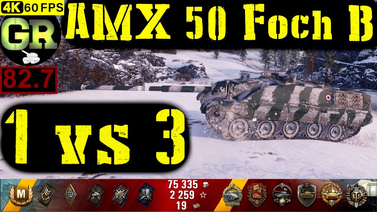 83_World of Tanks AMX 50 Foch B WoT Replay - 8 Kills 8.2K DMG(Patch 1.4.0)