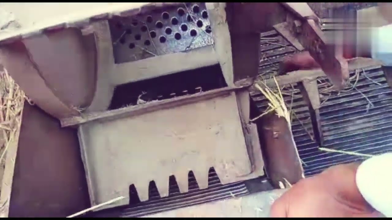 dhan thresher kaise setting kre uske bari folt ko samje super delux company ka dha thresher hai