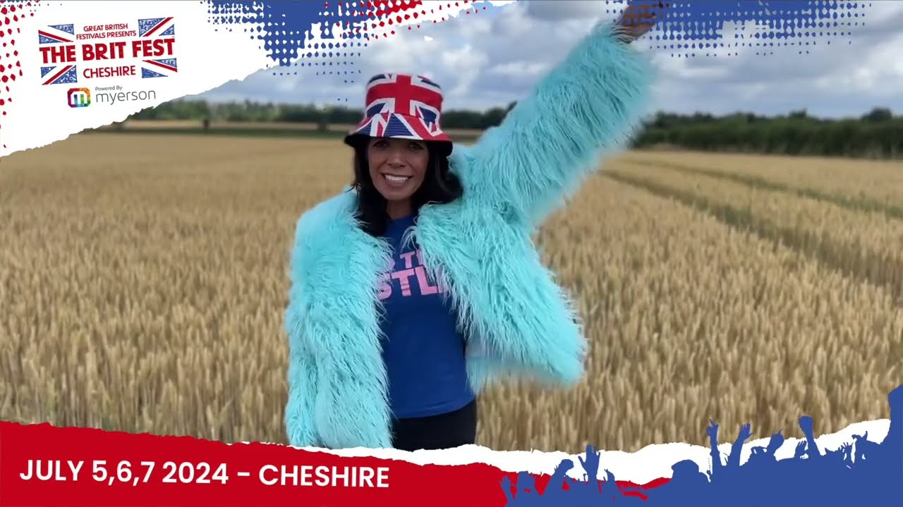 @TheBritFestUK The Brit Fest - Cheshire 2024 Main Stage Announcement with host ​⁠Jenny Powell 🤩